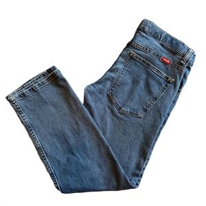 Wrangler Classic Straight Blue Denim Jeans Youth Size 12 Husky
